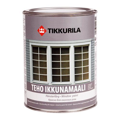 Ikkunamaali Tikkurila Teho 0,9 l A valkoinen