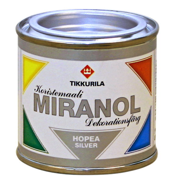 Koristemaali Miranol 0,1 l hopea