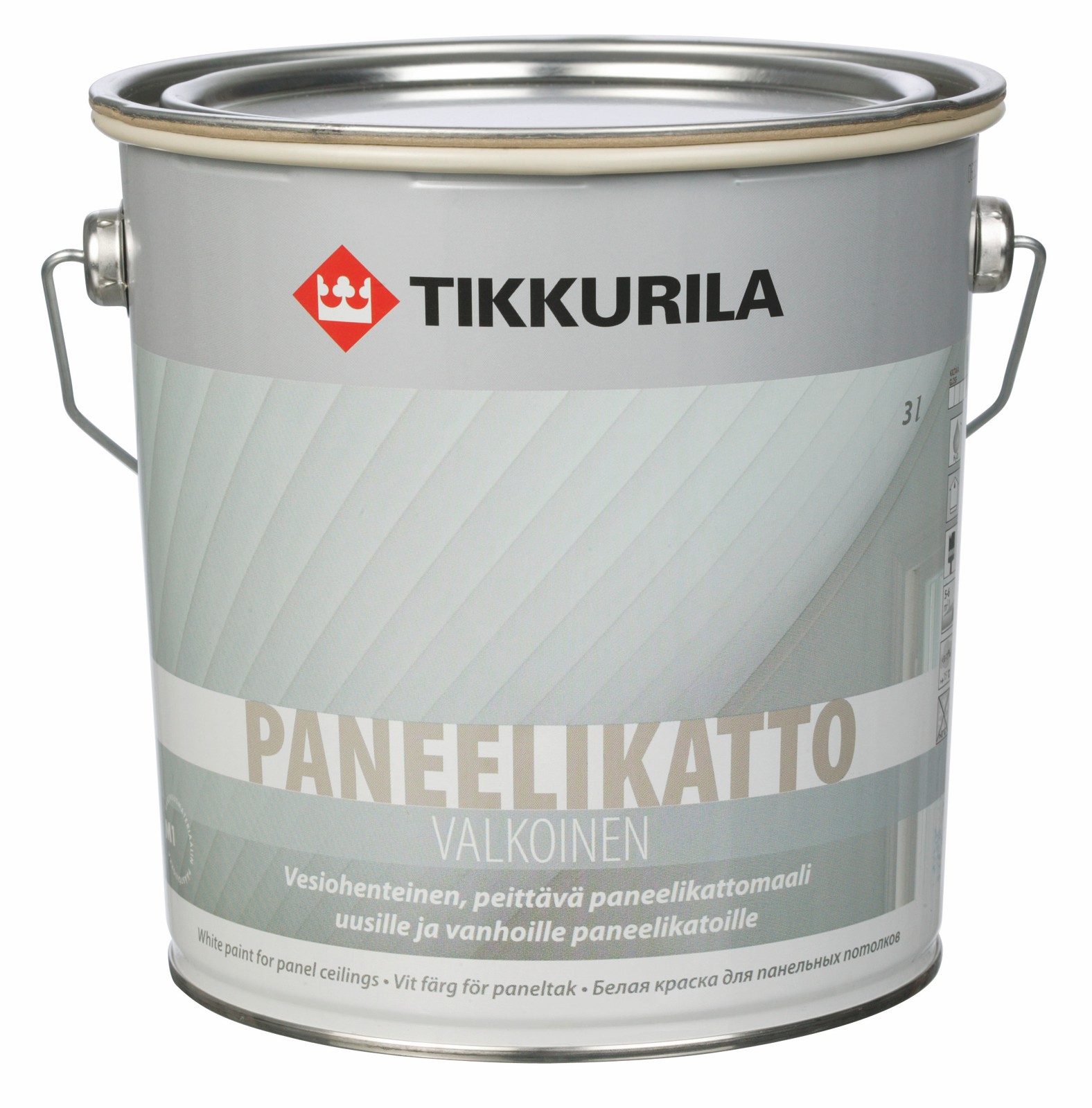 Maali Tikkurila Paneelikatto Valkoinen 3 l