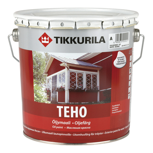 Öljymaali Tikkurila Teho 2,7 l A valkoinen