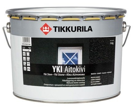 Pinnoite Tikkurila YKI Aitokivi 14 kg/10 l musta gabro