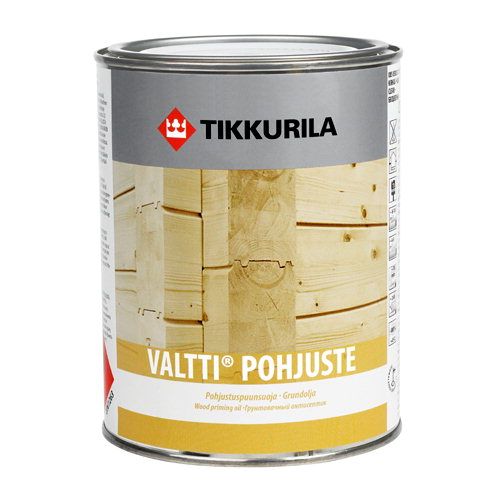 Pohjustusaine Tikkurila Valtti Pohjuste 0,9 l väritön