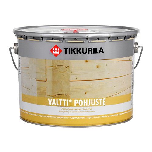 Pohjustusaine Tikkurila Valtti Pohjuste 9 l väritön