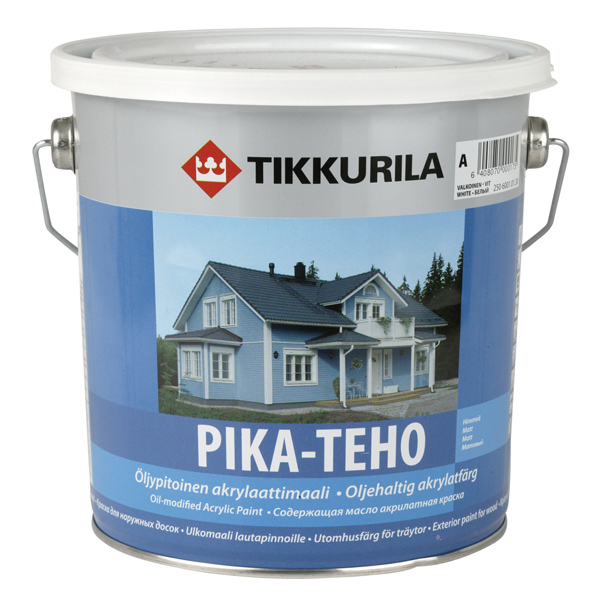 Talomaali Tikkurila Pika-Teho 2,7 l A valkoinen