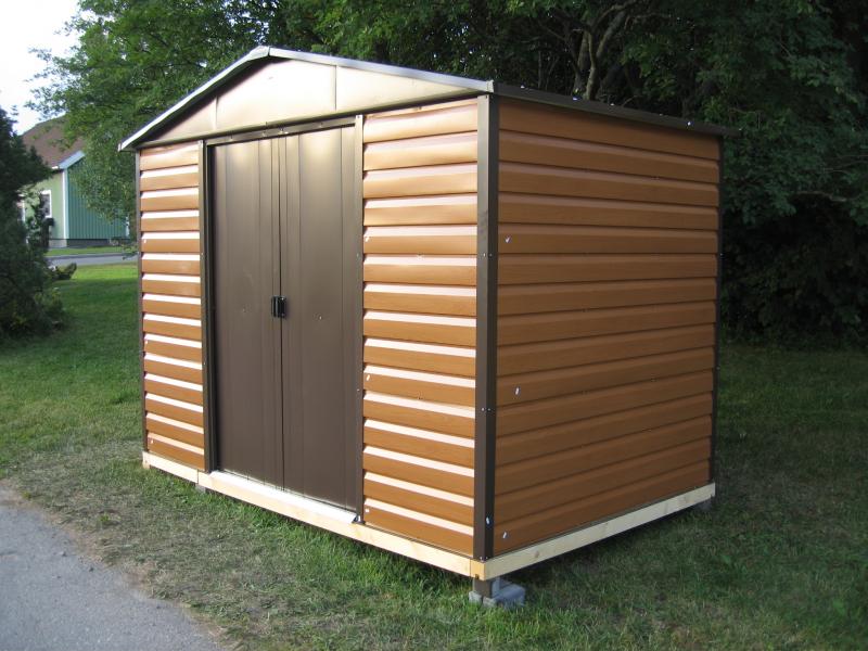 Varasto Yardmaster 106WGL 5,3 m2 teräspelti ruskea