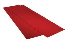 Sileä arkki 1250x2000mm RR29 punainen