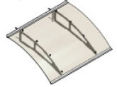 Superroof ovikatos kirkas 1200 x 950 mm Tina