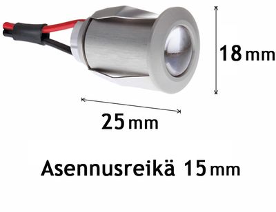 Saunavalaisin Highline teholed 6x3W 210mA+muuntaja