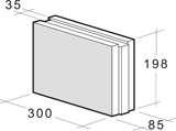 Kahi Facade Julkisivuharkko 85 300x85x198 mm