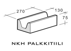 Kahi NKH Palkkitiili 270x130x75 mm