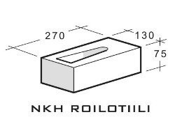 Kahi NKH Roilotiili 270x130x75 mm