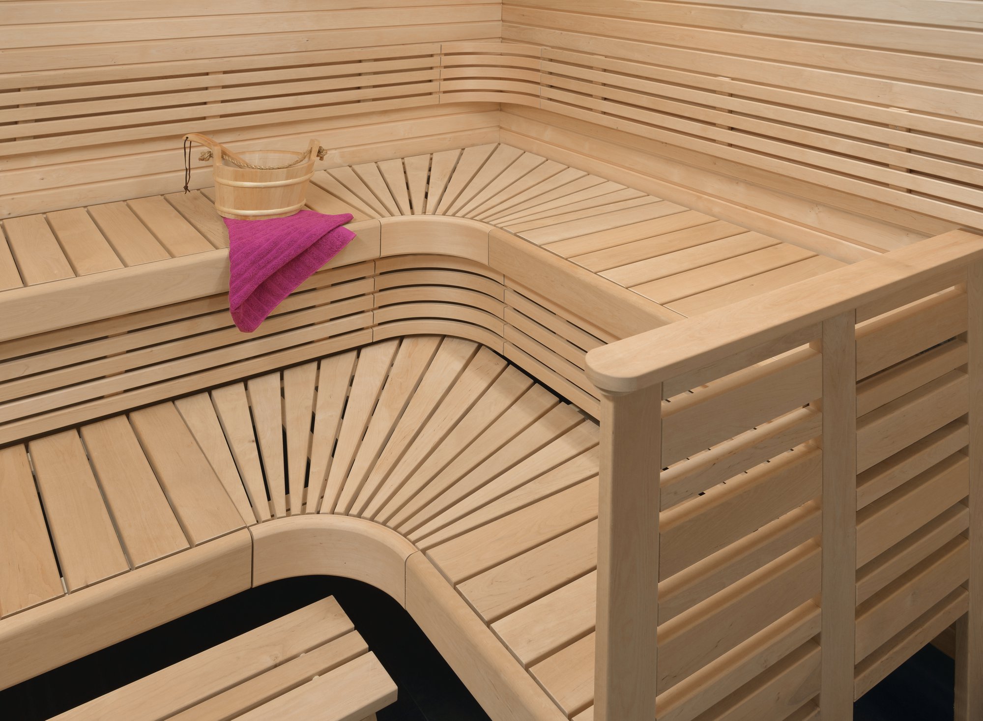 Saunapaketti Wicco Sauna Primus 4.1 L-lauteella 4m2 1952/1700 mm