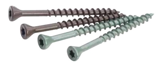 Kestopuuruuvi Tx20 4,2x55 RST ruskea