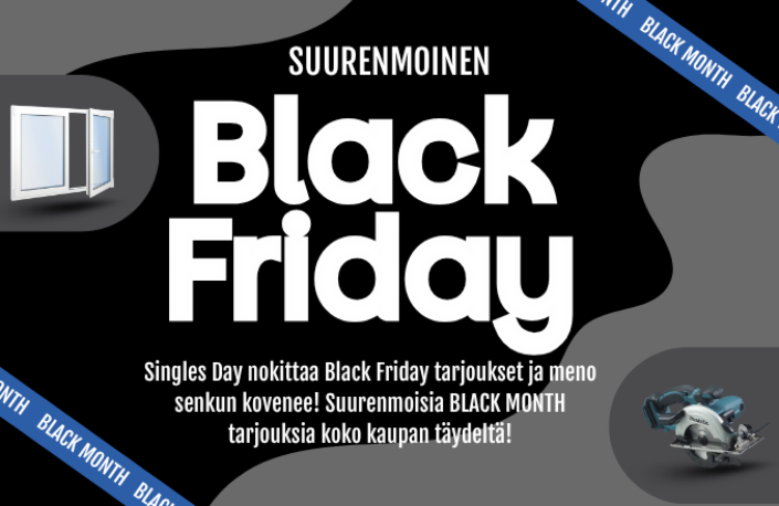 Taloon.comin suurenmoinen BLACK MONTH on täällä!