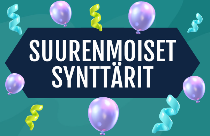 Taloon.com suurenmoiset synttärit nyt käynnissä! Ale jopa -70%