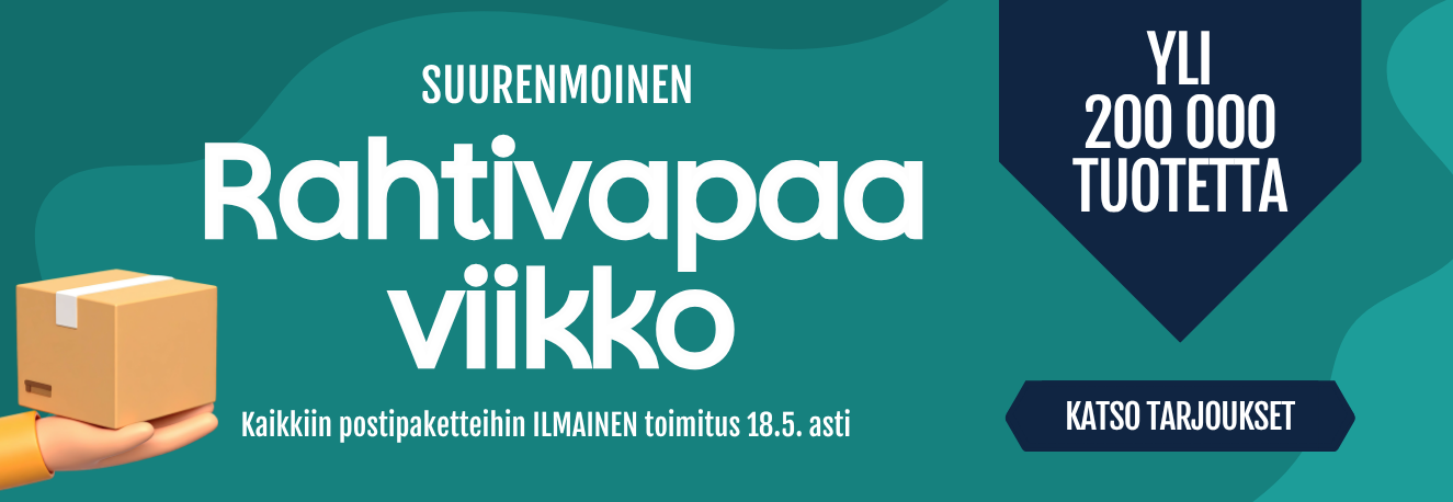 Rahtivapaa viikko on täällä!