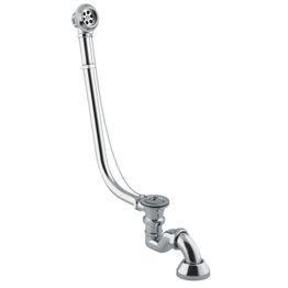 Pohjaventtiili Interia 543CR, ylivuotosuojalla, kromi