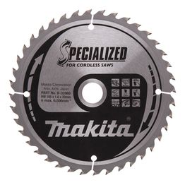 Pyörösahanterä Makita Specialized 165x20x1,6 mm Z-40 puulle