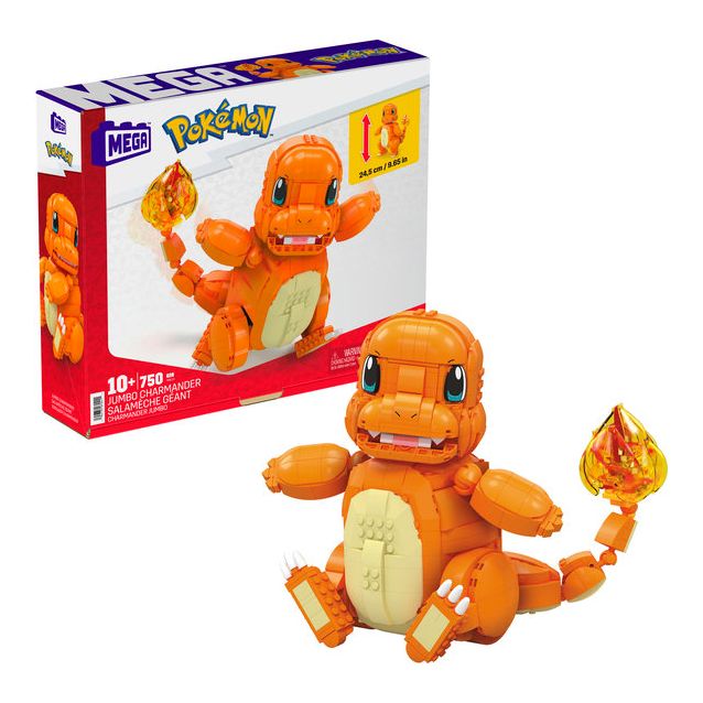 Rakennussarja MEGA Pokémon Charmander, 750 osaa