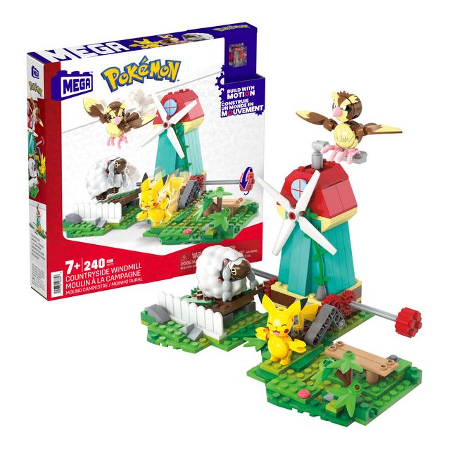 Rakennussarja MEGA Pokémon Windy Town, 240 osaa