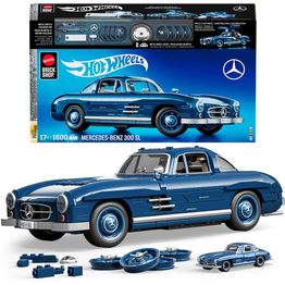 Rakennussarja Mattel Brick Shop Hot Wheels Mercedes-Benz 300 SL, 1:12, 1600 osaa