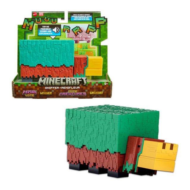 Leluhahmo Minecraft Sniffer, 20cm, äänillä