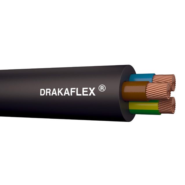 Kumikaapeli Draka DRAKAFLEX H07RN-F 3G2,5 K6/500