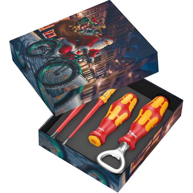 Ruuvitalttasarja Wera Kraftform Kompakt VDE Christmas