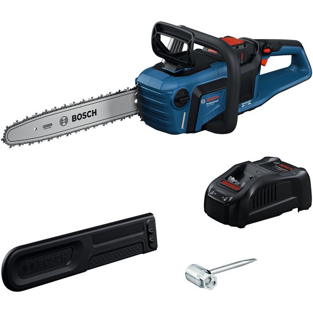 Akkuketjusaha Bosch GKE 18V-40 18V 5,5 Ah akulla