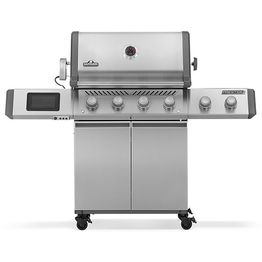 Kaasugrilli Napoleon Prestige PRO500-4 Connected, 4+2 poltinta, sivupoltin ja takapoltin
