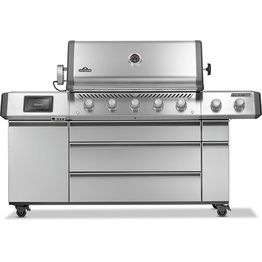 Kaasugrilli Napoleon Prestige PRO665-4 Connected, 5+2 poltinta, sivupoltin ja takapoltin
