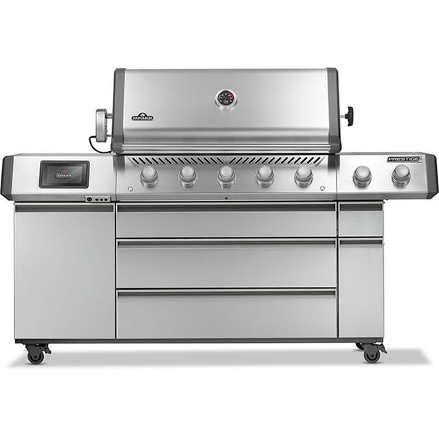 Kaasugrilli Napoleon Prestige PRO665-4 Connected, 5+2 poltinta, sivupoltin ja takapoltin