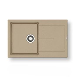 Keittiöallas Pyramis Ithaka 79x50 1B 1D, tummanbeige
