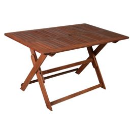 Puutarhapöytä Home4you Modena taitettava 135x80x74 cm