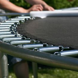 Hyppymatto Home4you ø426 cm trampoliinille musta