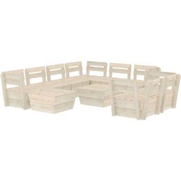 10-osainen kuormalavasohvasarja kyllästetty kuusi