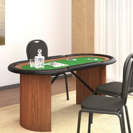 Pokeripöytä 10 pelaajalle 160x80x75cm, eri värejä