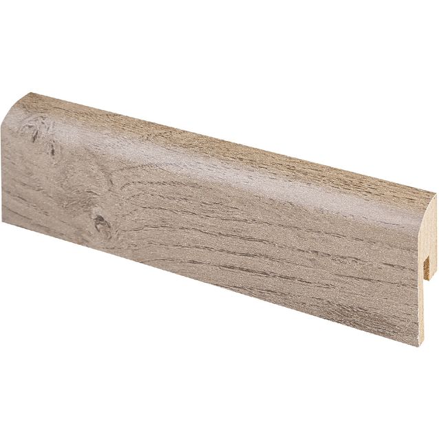 Jalkalista Maler Lamella R10, 12x42x2750mm, mdf, vaaleanruskea elegant tammikuvio
