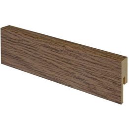 Jalkalista Maler Create Home Eco Plus R2, 12x42x2750mm, mdf, middle dark oak