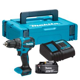 Akkuporakone Makita LXT DDF490 50/27Nm 18V 5,0 Ah akulla + Makpac 1