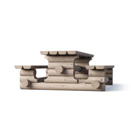 Hirsikaluste Broowood perinteinen 2000 mm