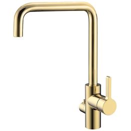 Keittiöhana Bathlife Atlant pesukoneventtiilillä kulta