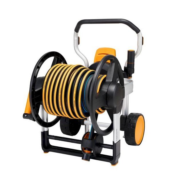 Letkuvaunu Fiskars Waterwheel XL, 20m letkulla, 1/2