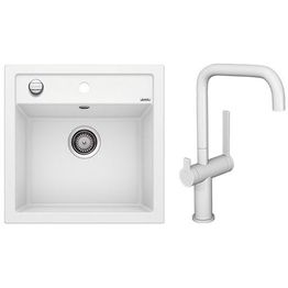 Keittiöallas Blanco Dalago 5 ja Lapetek Lino-A keittiöhana APK-liitäntä eri värejä