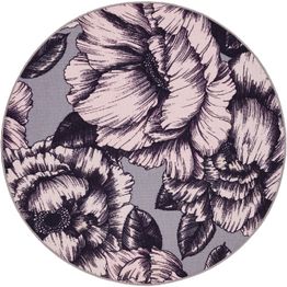 Pyöreä matto Vallila Alma, Ø133cm, pastelli