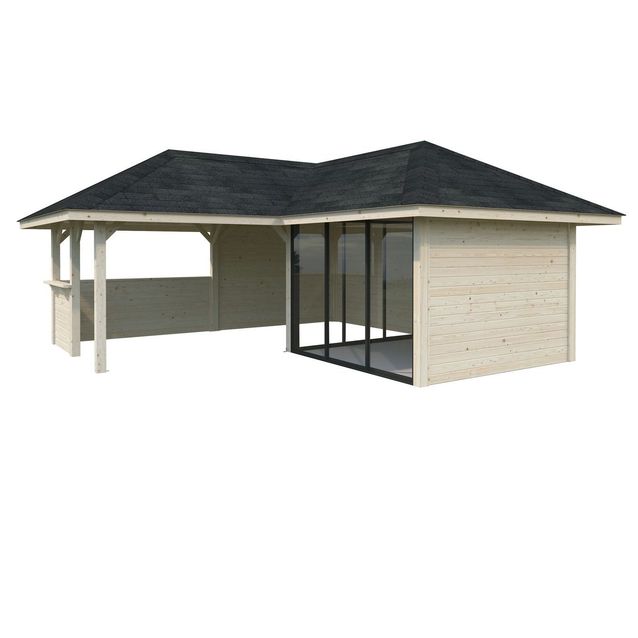 Katos Palmako Bianca Set 209, sis.liukuovet 24,9 m²