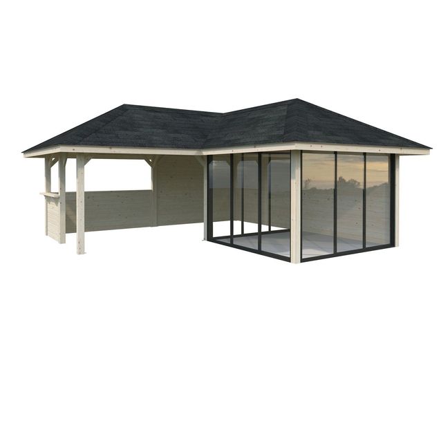 Katos Palmako Bianca Set 210, sis.liukuovet 24,9 m²