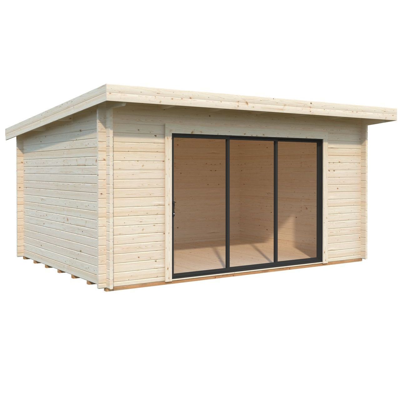 Vierasmaja Palmako Lea, sis.liukuovet 14,2 m², puuvalmis