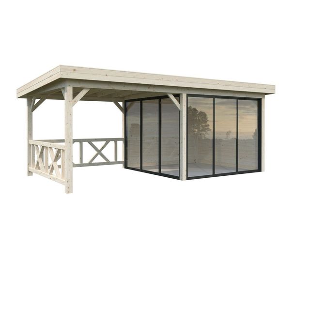 Kesähuone Palmako Lenna Set 403, sis.liukuovet 16,6 m²