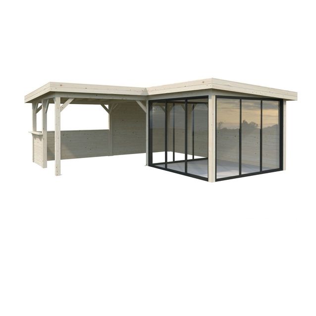 Kesähuone Palmako Lenna Set 410, sis.liukuovet 24,9 m²